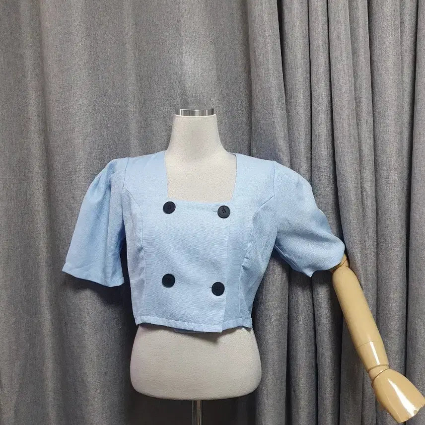 [BUNJANG] Square Blooming Blouse / 스퀘어 블른밍 블라우스