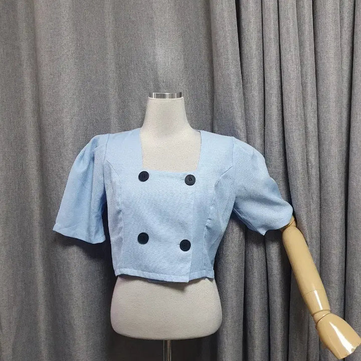 [BUNJANG] Square Blooming Blouse / 스퀘어 블른밍 블라우스