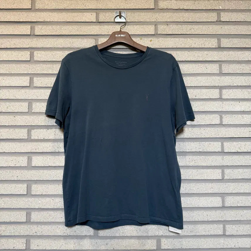 [BUNJANG] AllSaints Blue Classic T-Shirt / 올세인츠 블루 클래식 반팔