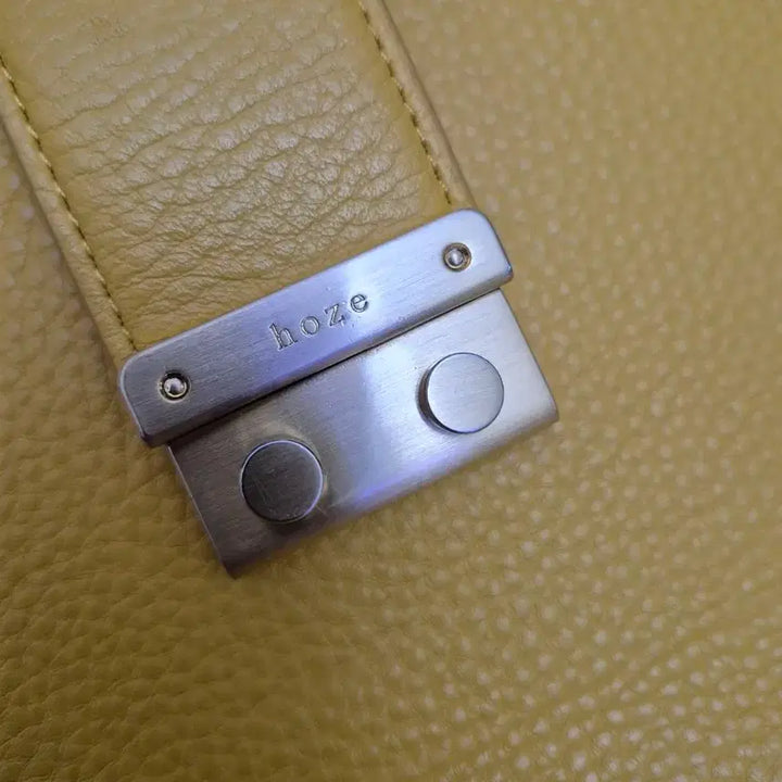 [BUNJANG] Hoze Leather Cross Tote Bag Yellow / 호재 hoze 가방 크로스 토트백  신세계 갔다가 구입한거에요 20만원대