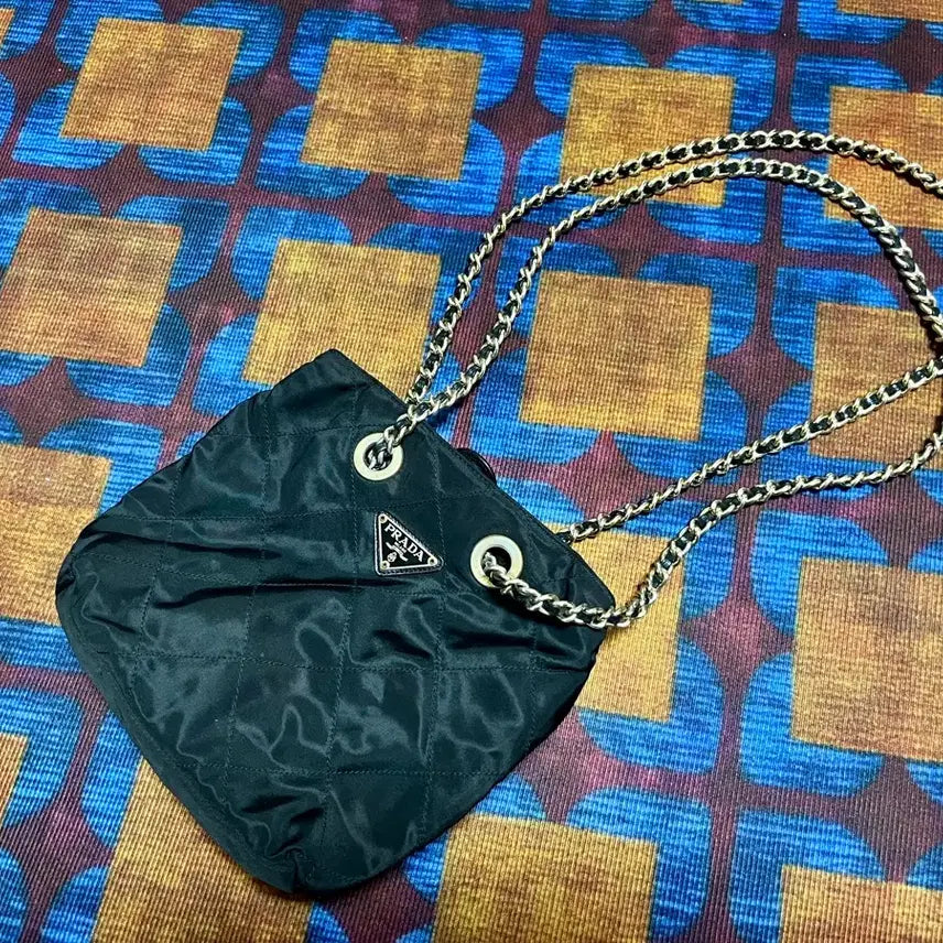 [BUNJANG] Prada Vintage Quilted Chain Mini Bag / 빈티지 프라다 퀼팅 체인 미니백 정품
