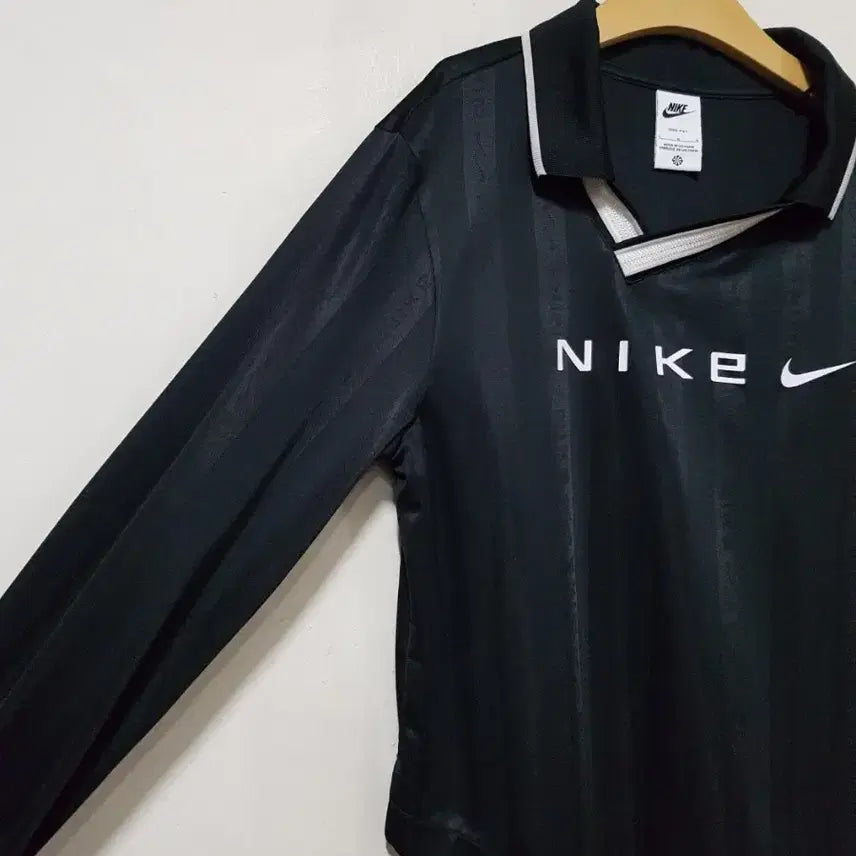 [BUNJANG] Nike Dri-FIT Jacquard Long Sleeve Slim Fit - Size L / 나이키 드라이핏 자카드 롱슬리브 L사이즈 슬림핏