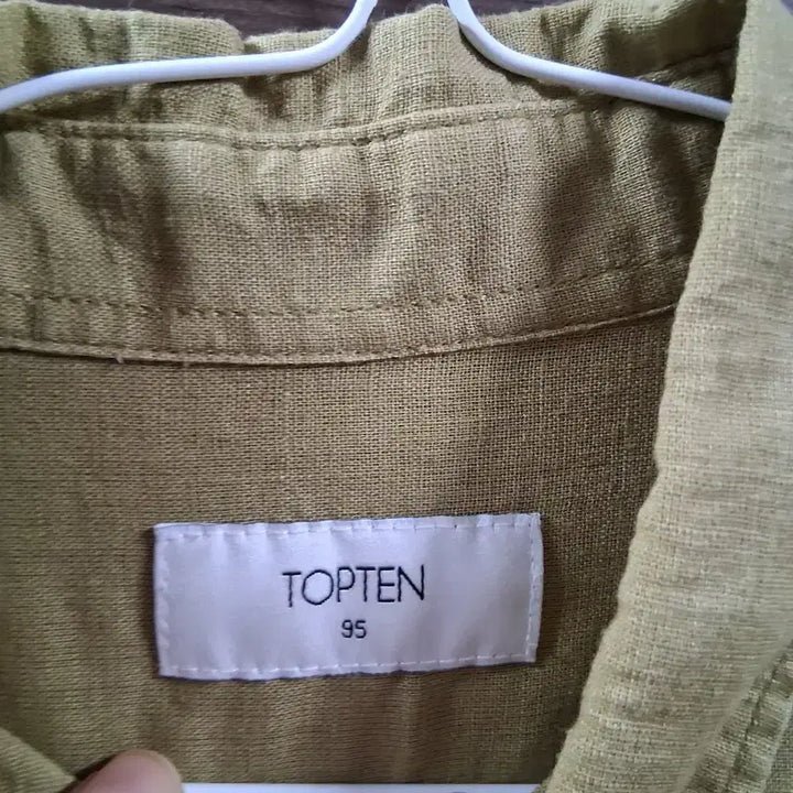[BUNJANG] TOPTEN Oxford Shirt Khaki (Size 95) / 탑텐 옥스포드 셔츠 카키색 남방(95)