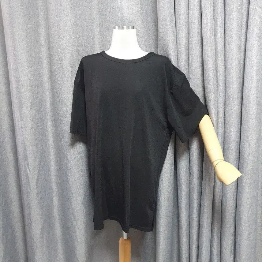[BUNJANG] Cool Fabric Oversized Short Sleeve T-Shirt / 쿨원단 오버 반팔티셔츠