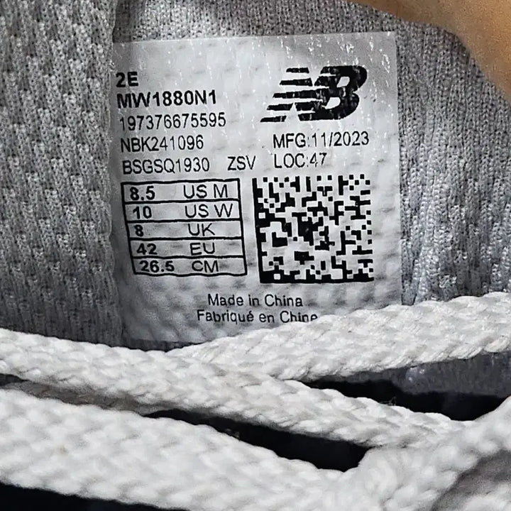 [BUNJANG] New Balance 1880 Navy 2E Wide 265 / 뉴발란스 1880 네이비 - 2E 와이드  265