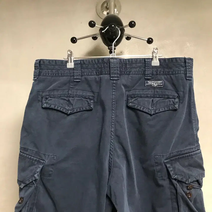 [BUNJANG] Polo Ralph Lauren Navy Cargo Shorts Size 36 / 폴로 랄프로렌 네이비 카고 반바지 36