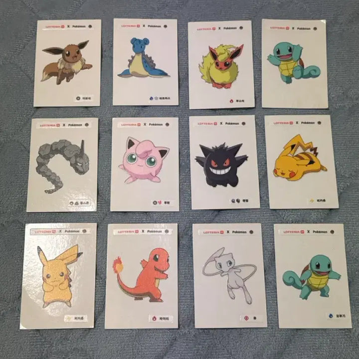 [BUNJANG] Pokemon x Lotteria Limited Edition Sticker Set / 포켓몬스터 x 롯데리아 한정판 띠부씰 스티커