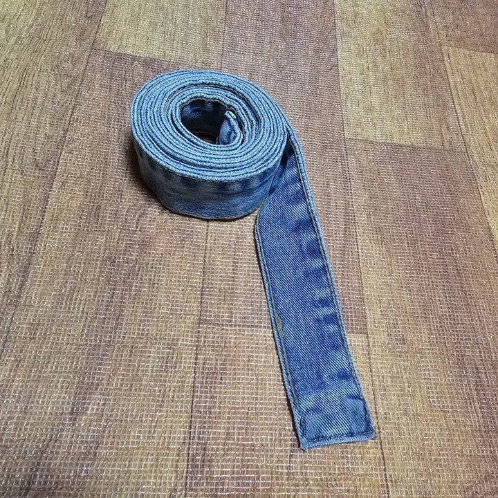 [BUNJANG] Denim Belt (Tie-Up) / 구매시덤)데님벨트(묶는 타입)