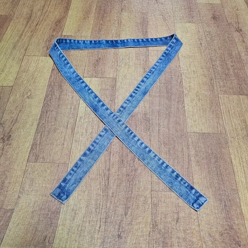 [BUNJANG] Denim Belt (Tie-Up) / 구매시덤)데님벨트(묶는 타입)