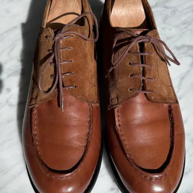 [BUNJANG] Paraboot Chambord Suede Leather Combination Goodyear Welt UK 7 / 파라부트 샴보드  uk7