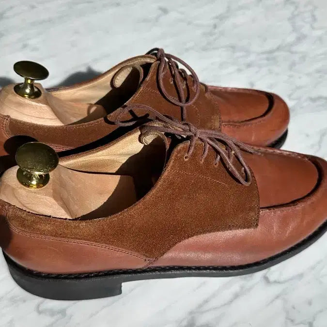 [BUNJANG] Paraboot Chambord Suede Leather Combination Goodyear Welt UK 7 / 파라부트 샴보드  uk7