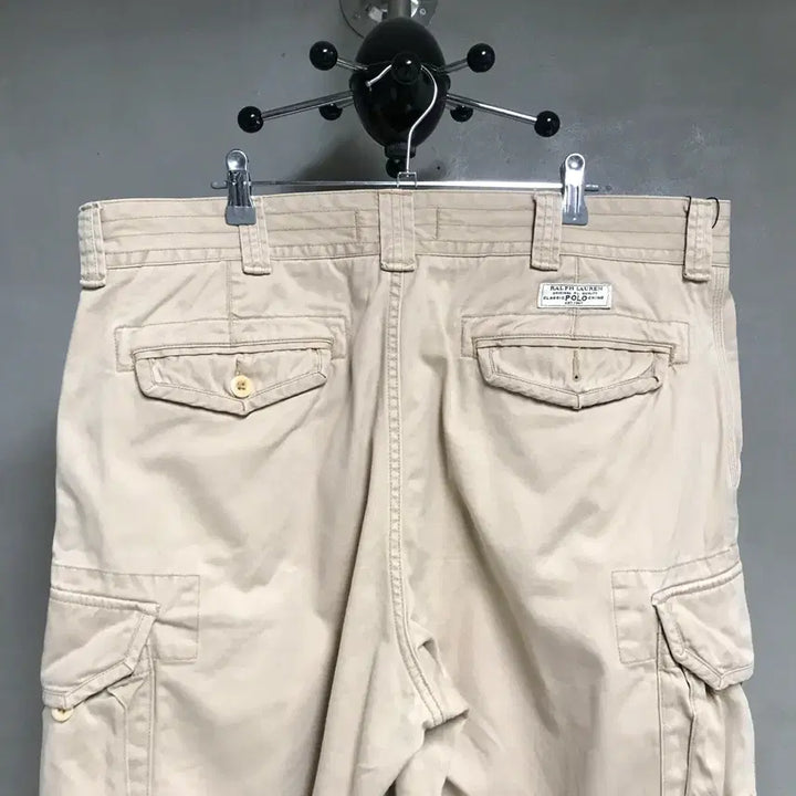[BUNJANG] Polo Ralph Lauren Beige Cargo Shorts 38 / 폴로 랄프로렌 베이지 카고 반바지 38