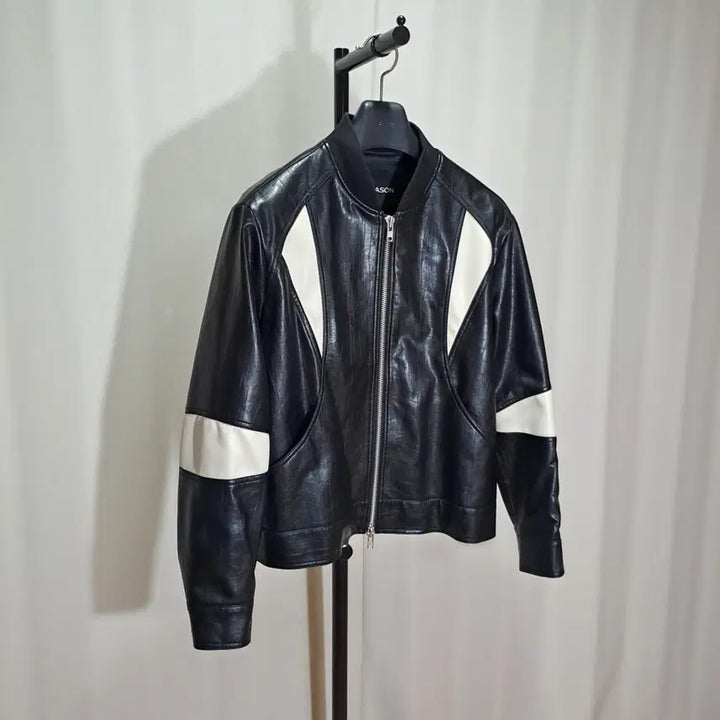 [BUNJANG] Dope Jason Vegan Leather Orca Jacket M / (택포) 도프제이슨 비건레더 오르카 자켓 M B902