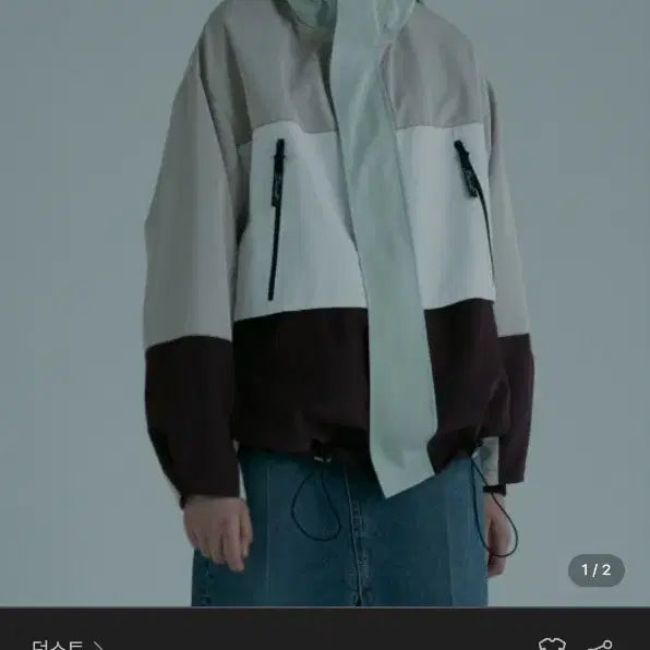 [BUNJANG] Dunst 90s Oversized Windbreaker / 던스트 90s 오버사이즈 바람막이 M _ 공용