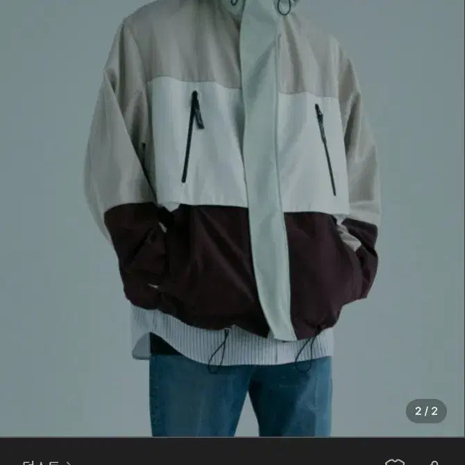 [BUNJANG] Dunst 90s Oversized Windbreaker / 던스트 90s 오버사이즈 바람막이 M _ 공용
