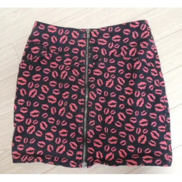 [BUNJANG] Fitted Mini Skirt / 피트한 미니 스커트 / 허리반품 33cm