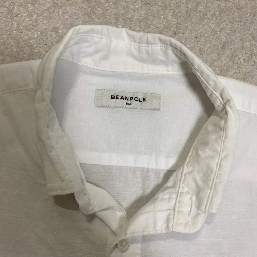 [SOLD OUT] 빈폴 셔츠 화이트 긴팔 100