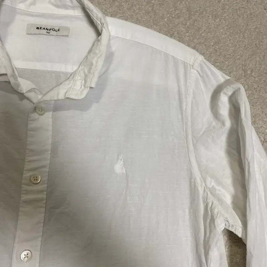 [SOLD OUT] 빈폴 셔츠 화이트 긴팔 100
