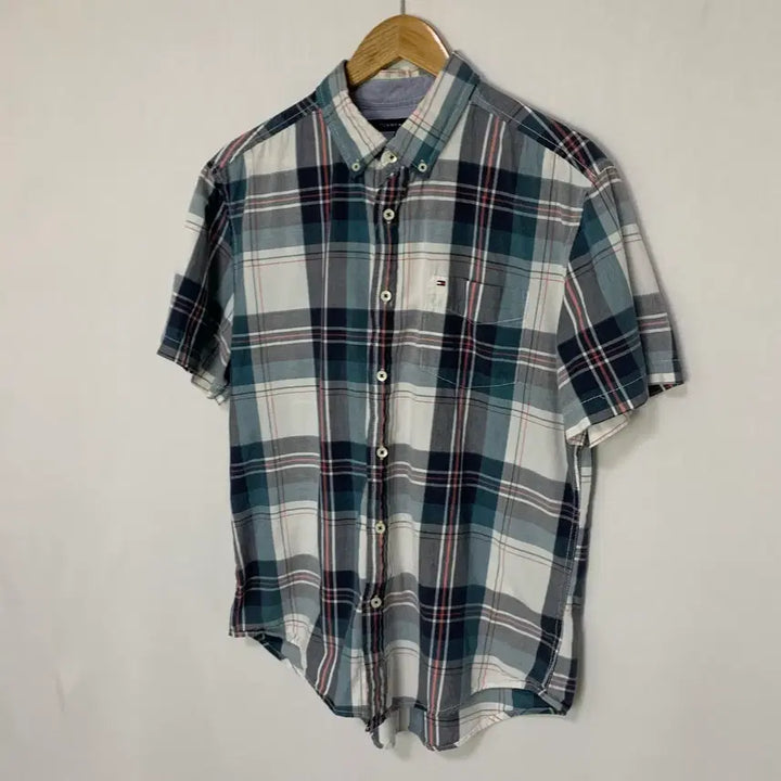 [BUNJANG] Tommy Hilfiger Vintage Check Short Sleeve Shirt Men&