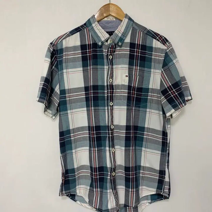 [BUNJANG] Tommy Hilfiger Vintage Check Short Sleeve Shirt Men&