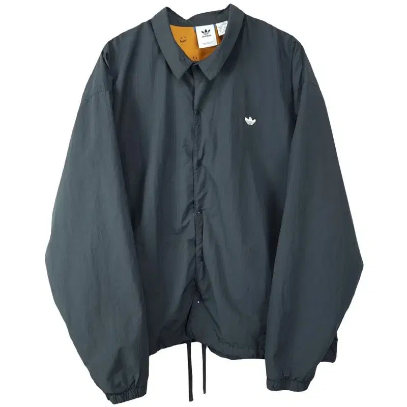 [BUNJANG] Adidas x Mark Gonzales Embroidered Logo Oversized Coach Jacket / 아디다스 x 마크곤잘레스 로고 자수 오버핏 코치 자켓 M20518