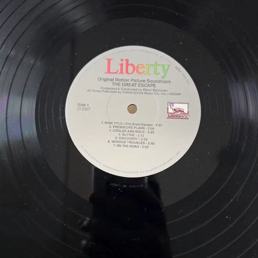 [BUNJANG] The Great Escape 1963 Original Motion Picture Score LP / (1963년 영화 대탈출) The Great Escape OST LP