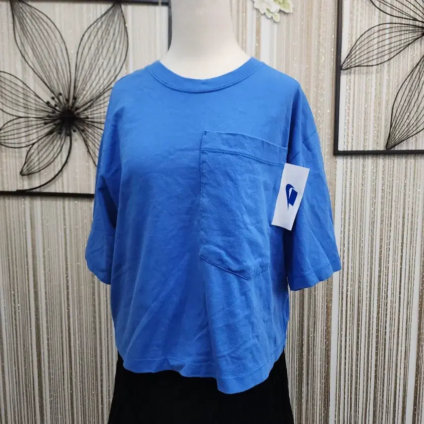 [BUNJANG] Nike Pocket T-Shirt Blue Size M / 나이키 포켓 반팔 티셔츠 블루색상 M사이즈