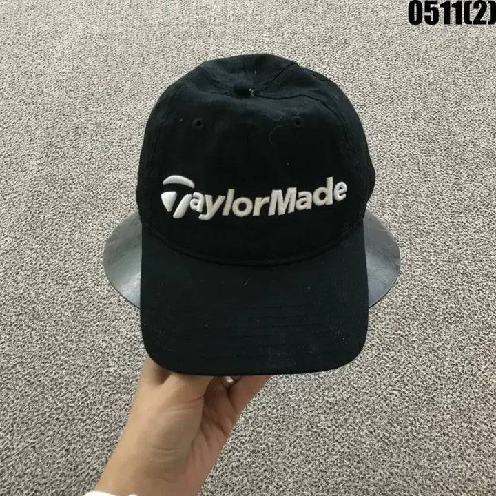 [BUNJANG] TaylorMade Black Ball Cap Hat / 테일러메이드 블랙 볼캡 모자