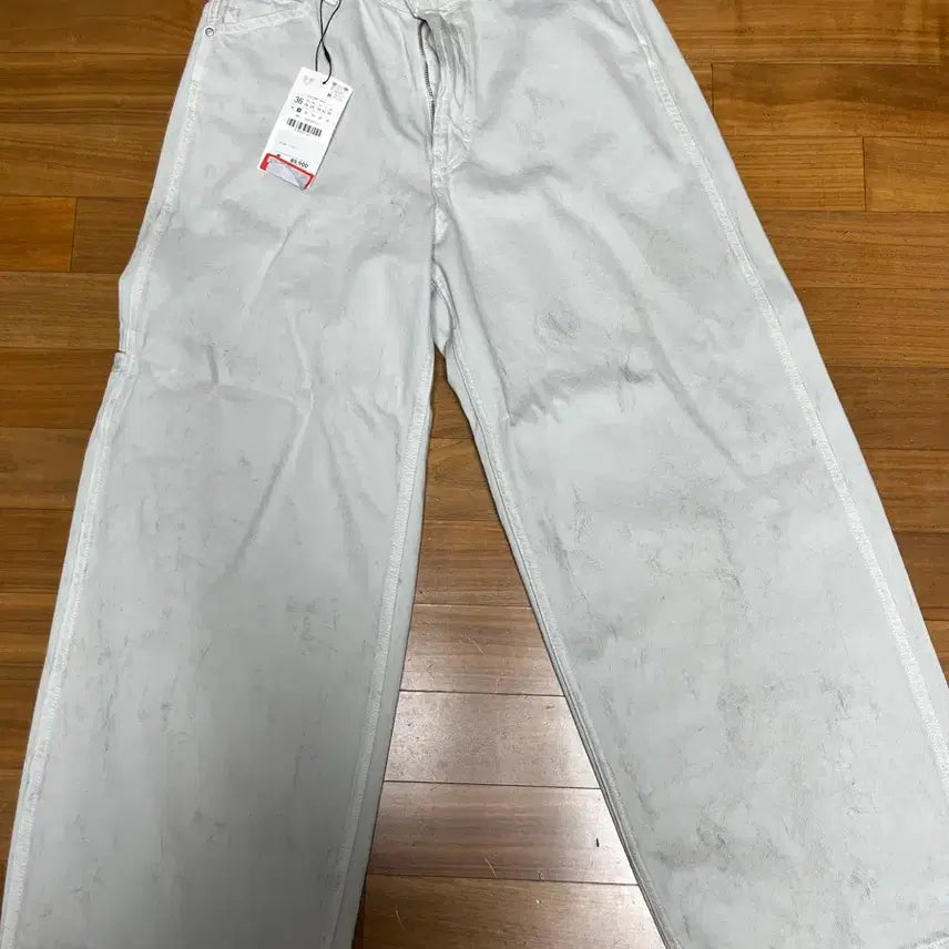 [BUNJANG] Zara White Denim Pants / 자라 화이트 데님 팬츠 새상품