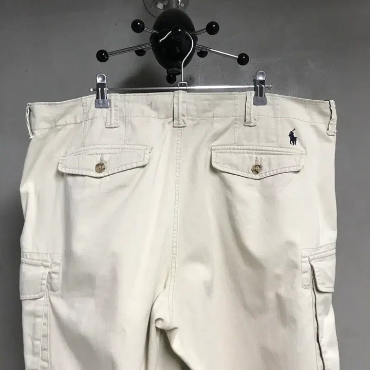 [BUNJANG] Polo Ralph Lauren Beige Cargo Shorts / 폴로 랄프로렌 베이지 카고 반바지 38