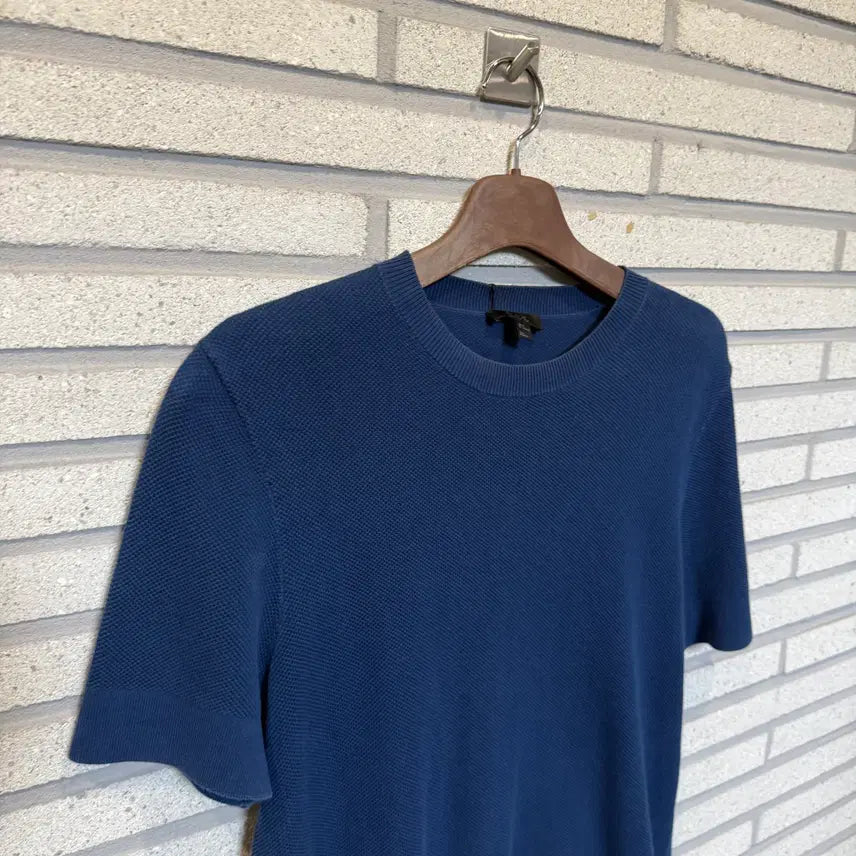 [BUNJANG] COS Blue Classic Short Sleeve T-Shirt / 코스 블루 클래식 반팔