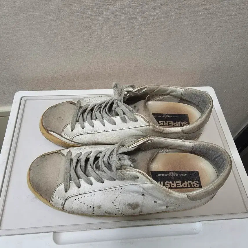 [BUNJANG] Golden Goose Superstar White Sneakers Size 42 / 골든구스 슈퍼스타 화이트 스니커즈 42