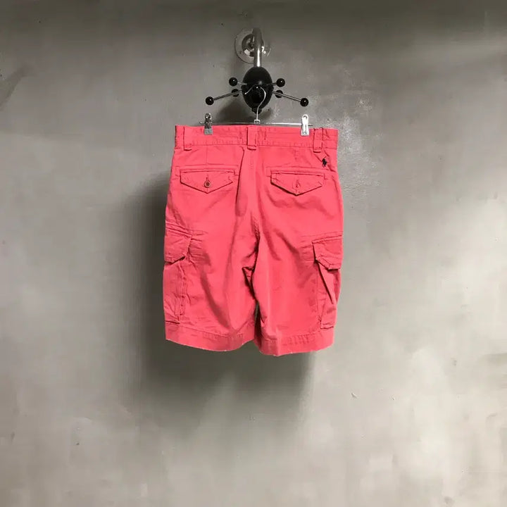 [BUNJANG] Polo Ralph Lauren Pink Cargo Shorts Size 32 / 폴로 랄프로렌 핑크 카고 반바지 32