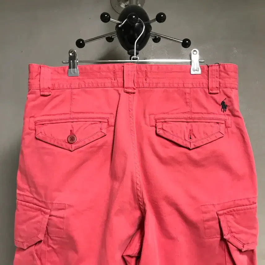 [BUNJANG] Polo Ralph Lauren Pink Cargo Shorts Size 32 / 폴로 랄프로렌 핑크 카고 반바지 32