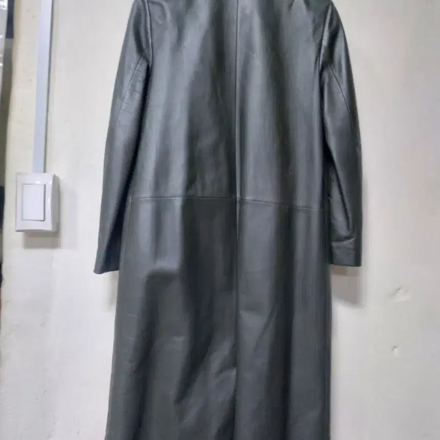 [BUNJANG] ROXYOU Lambskin Simple Long Coat / ROXYOU 양가죽 심플 롱 코트