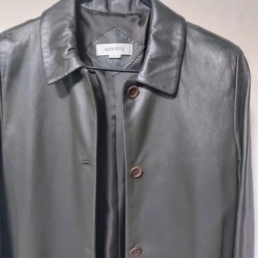 [BUNJANG] ROXYOU Lambskin Simple Long Coat / ROXYOU 양가죽 심플 롱 코트