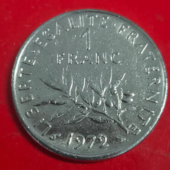 [BUNJANG] 1972 France 1 Franc Coin / 1972 프랑스 1프랑 동전 M2462
