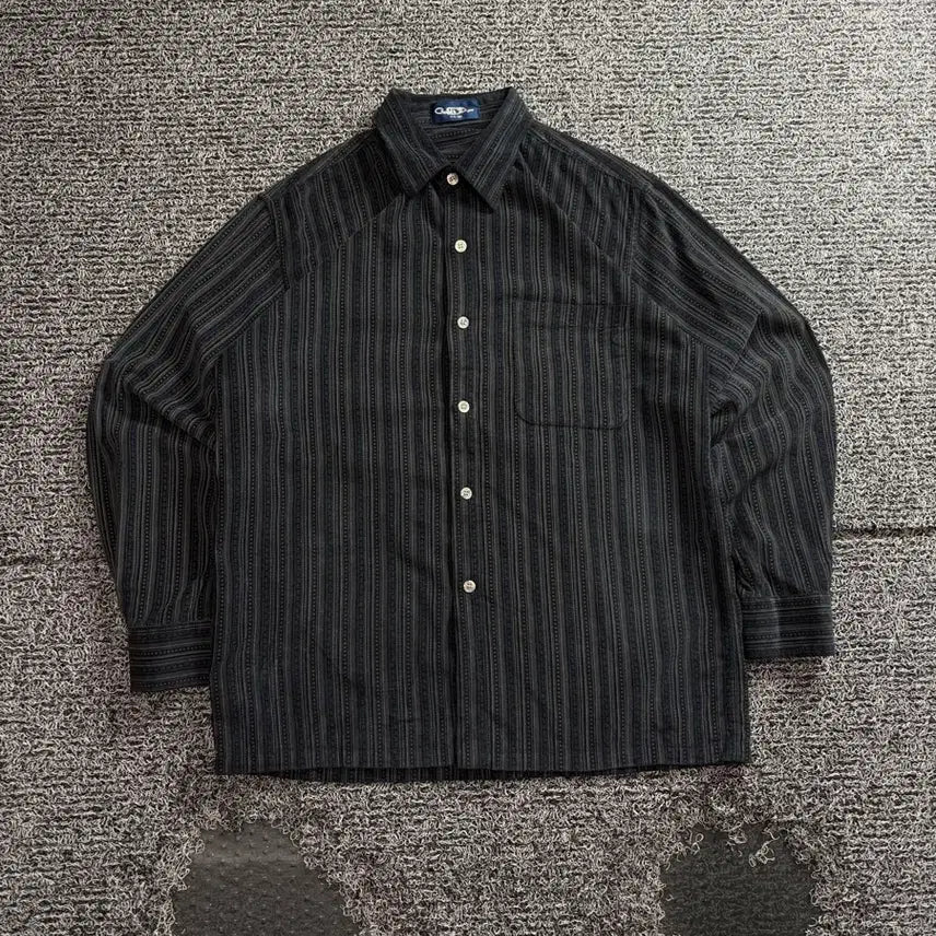 [BUNJANG] Vintage Archive Long Sleeve Pattern Shirt / 빈티지 아카이브 롱슬리브 패턴 셔츠 4424