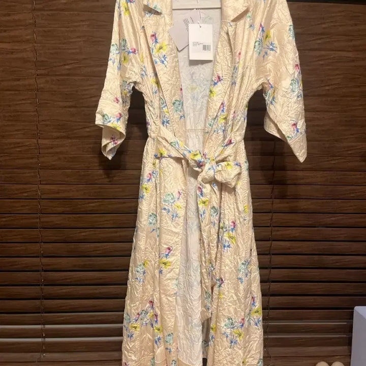 [BUNJANG] Ganni Pleated Floral Wrap Dress / GANNI 가니 주름 플로럴 랩 원피스 36