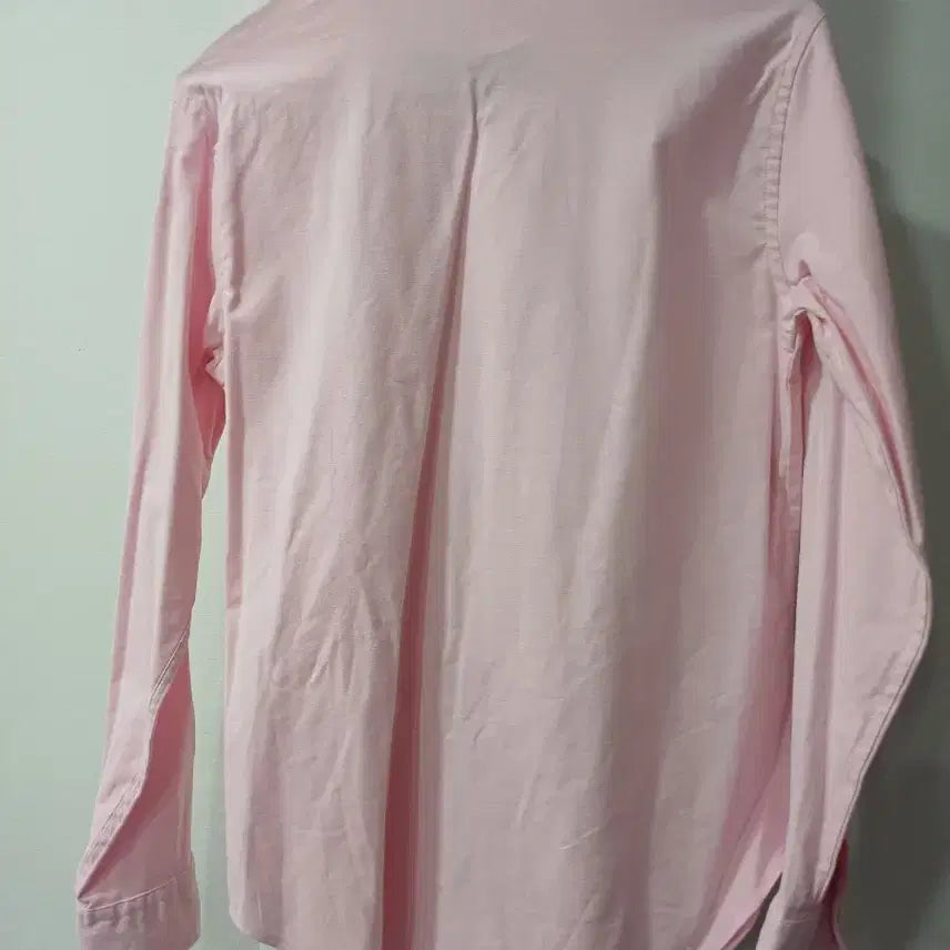 [BUNJANG] Royal County Polo Club Pink Long-Sleeve Shirt / 로얄카운티 폴로클럽 핑크색 긴팔 셔츠