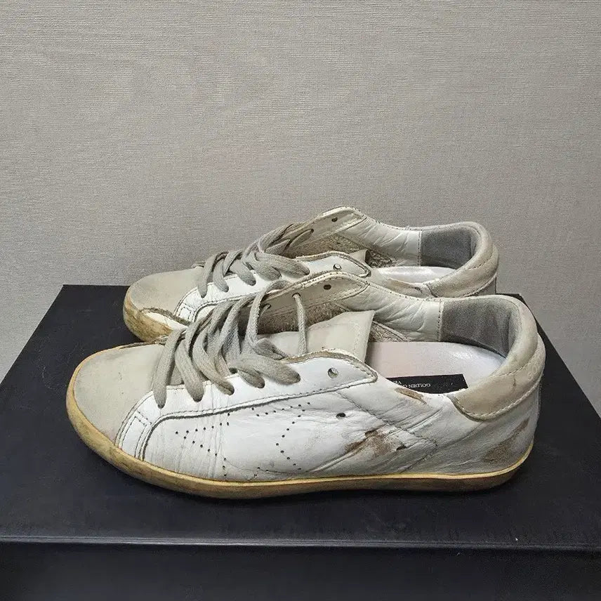 [BUNJANG] Golden Goose White Vintage Sneakers Size 36 / 골든구스 화이트 빈티지 스니커즈 36