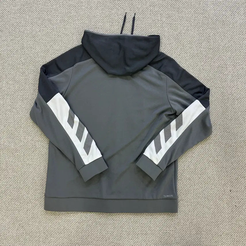 [BUNJANG] Adidas XL ACT Full Zip Hooded Track Jacket / XL 아디다스 ACT 풀집 후드 트랙 집업 자켓 0508D