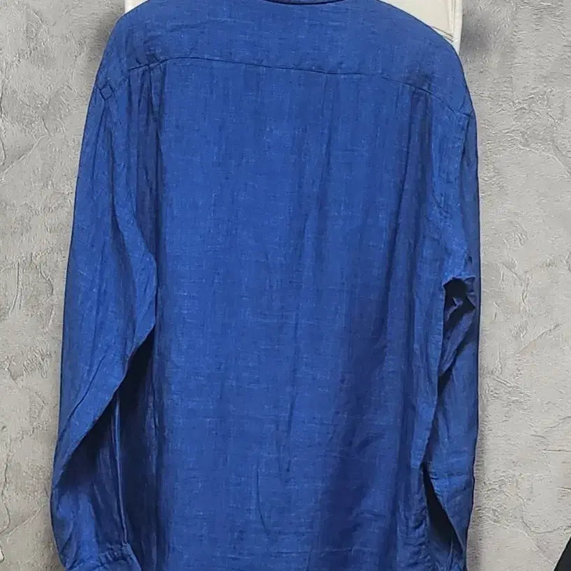 [BUNJANG] Uniqlo Linen Shirt Blue / 유니클로 린넨 셔츠 블루