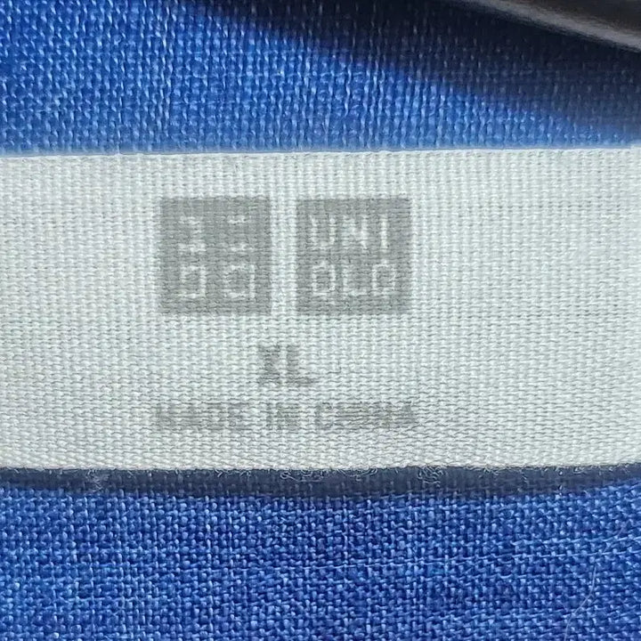 [BUNJANG] Uniqlo Linen Shirt Blue / 유니클로 린넨 셔츠 블루