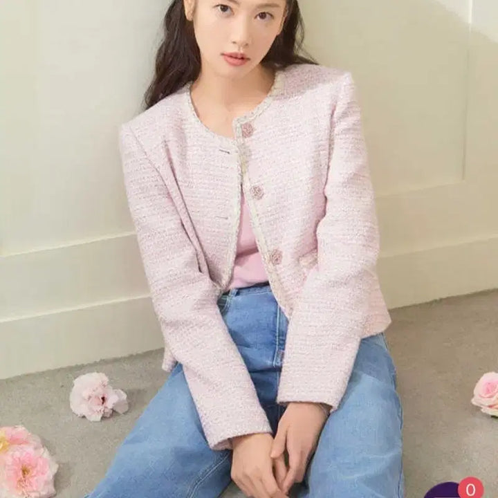 [BUNJANG] Roem Tweed Jacket, T-shirt, Long Padding Set / (새상품 택있음,40->39)로엠 트위드 자켓, 티셔츠, 롱 패딩