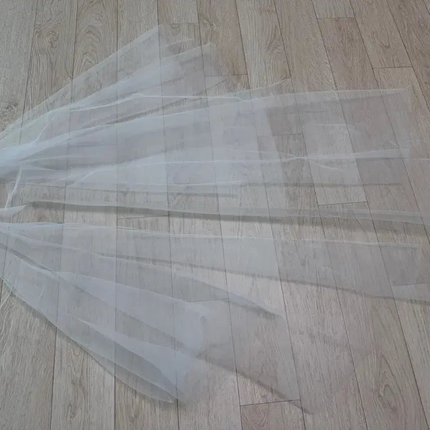 [BUNJANG] Self Wedding Veil (2-Tier Short Veil / 3M Long Veil / Ribbon Black Veil) / 셀프 웨딩 베일 (2겹 숏베일/3M 롱베일/리본 블랙베일)