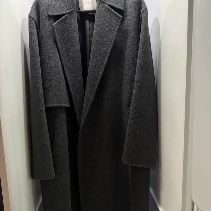 [BUNJANG] Time Homme Gun Flap Cashmere Coat / 타임옴므 건플랩 캐시미어 코트