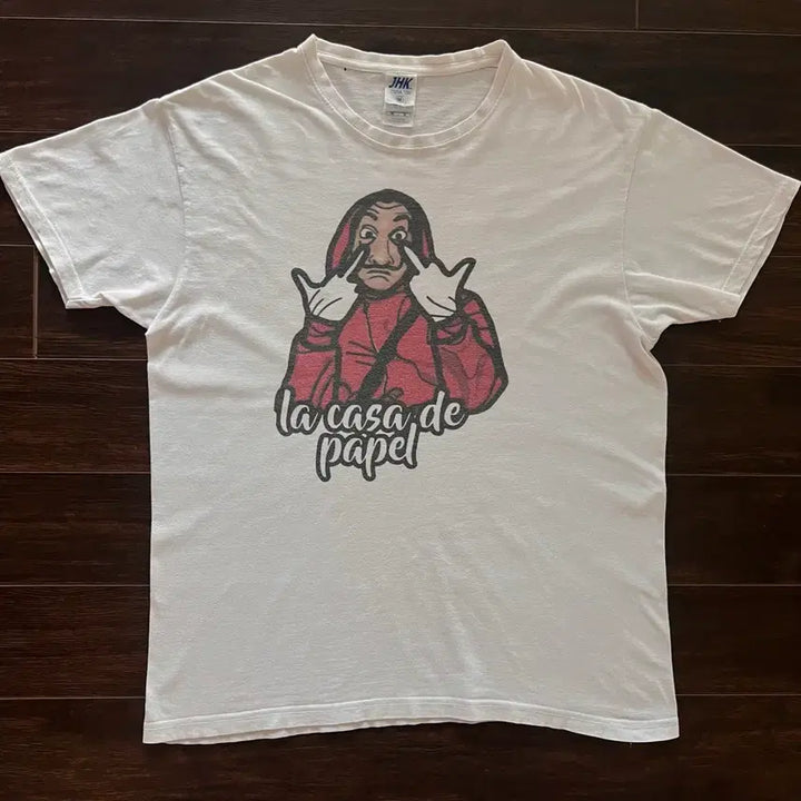 [BUNJANG] Vintage Paper House T-Shirt / [M] 빈티지 종이의 집 티셔츠