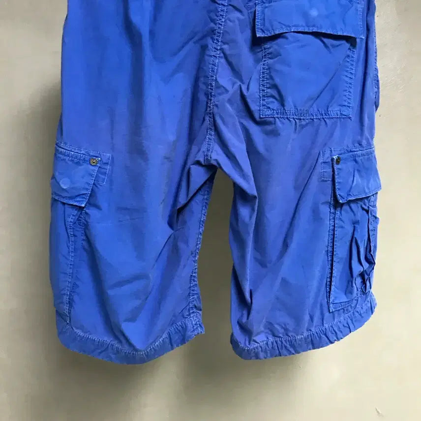 [BUNJANG] Polo Jeans Blue Cargo Shorts Size 30 / 폴로 진스 블루 카고 반바지 30