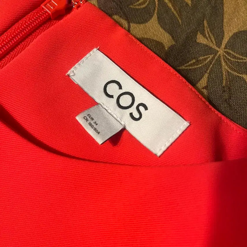 [BUNJANG] COS Orange Sleeveless Dress EUR 34 / COS 코스 오렌지 민소매 원피스 EUR 34